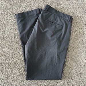 Dark gray men’s flex chinos, j crew factory straight fit tech chino pants